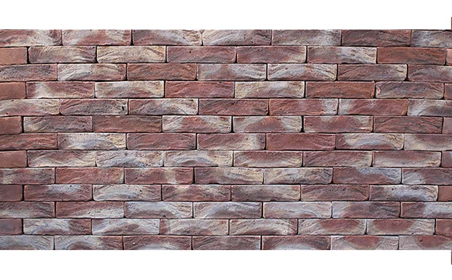 Кирпич ручной формовки Донские зори, Михайловский узорный, 250*60*65 мм